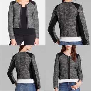 Eileen Fisher Tweed Zip Jacket